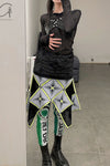 Walter Van BeirendonCK Skeleton Bicycle Riding Tight Pants AW22-23 7005 Green